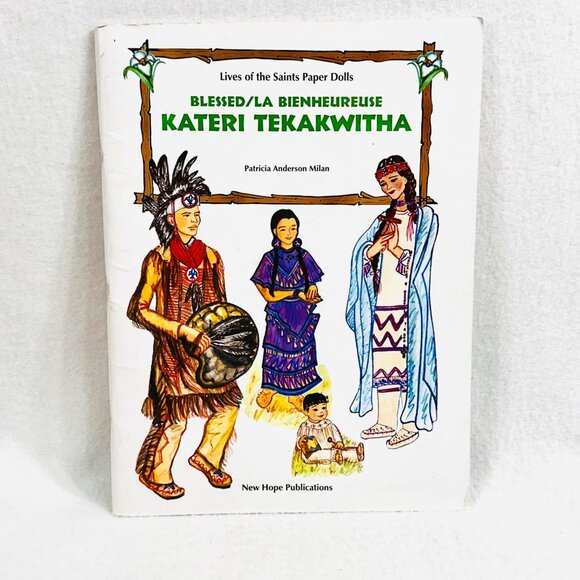 Blessed Kateri Tekakwitha Paper Dolls Book and Story - Uncut (2004) - Picture 1 of 7